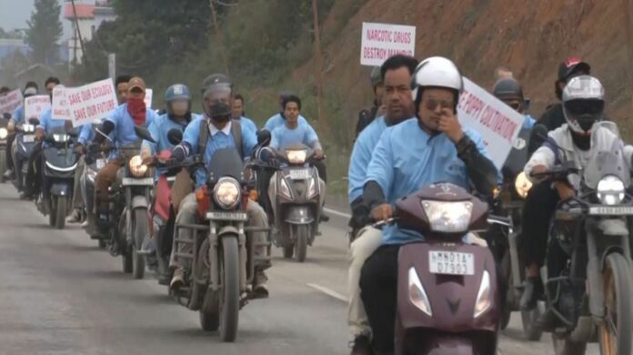 Bike Rally in Manipur Raises Concerns Over Alleged Narco-Terrorism and Security Issues