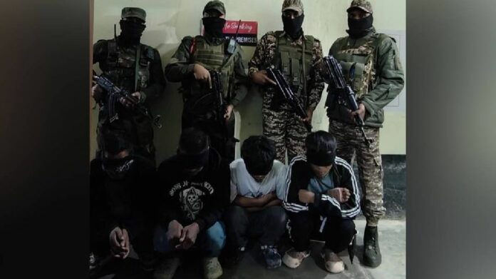 Kangpokpi Operation: Four Suspected Armed Cadres Held During Probe Into Abduction of Six Persons in Manipur