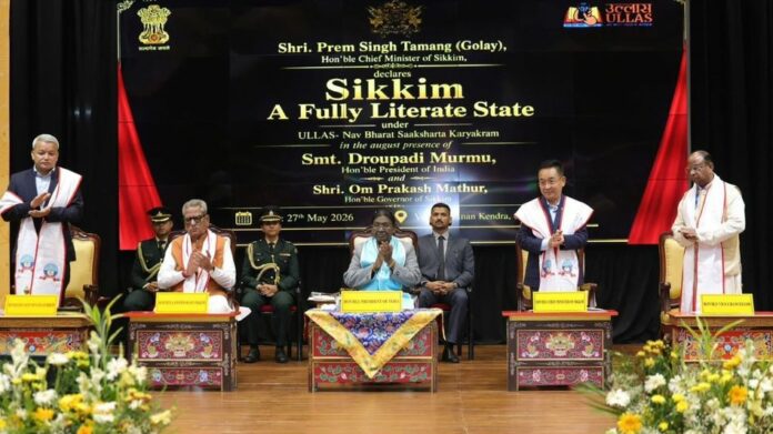 Jyotiraditya Scindia Congratulates Sikkim on Achieving Full Literacy Under ULLAS Initiative