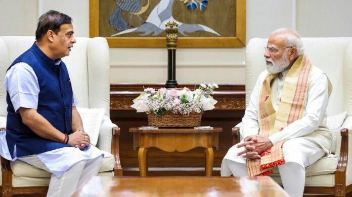 Assam CM Briefs PM Modi on Progress of New NDA Government