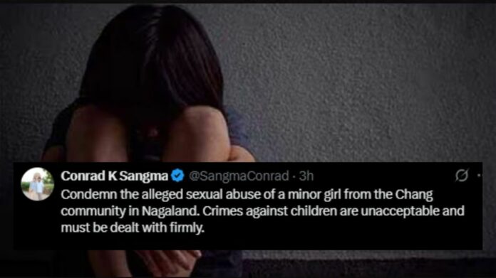 Conrad Sangma Condemns Alleged Assault of Minor in Nagaland, Seeks Swift Justice