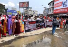 Imphal Sees Massive Protest Over Alleged Captivity of Six Naga Civilians Imphal Sees Massive Protest Over Alleged Captivity of Six Naga Civilians
