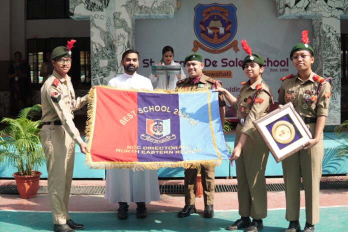 SFS School Guwahati named best NCC institution in Northeast