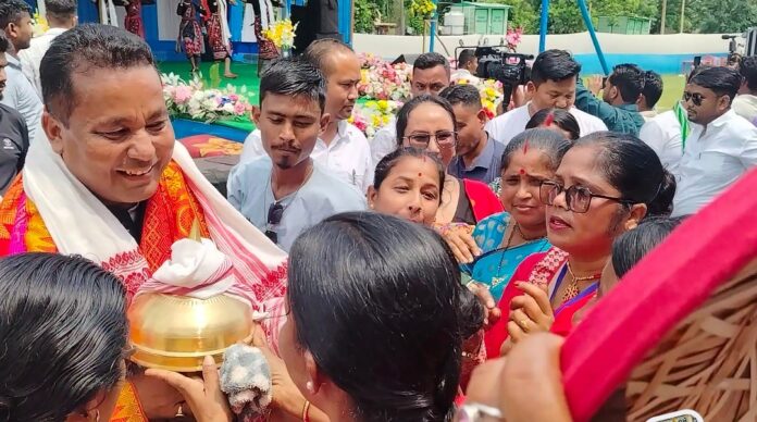 Charan Boro’s Electoral Victory Celebrated at Massive Dhanshrighat Event in Orang