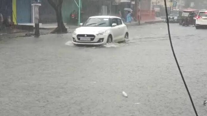 Rain Triggers Severe Waterlogging in Tinsukia, Residents Raise Concerns Over Drainage