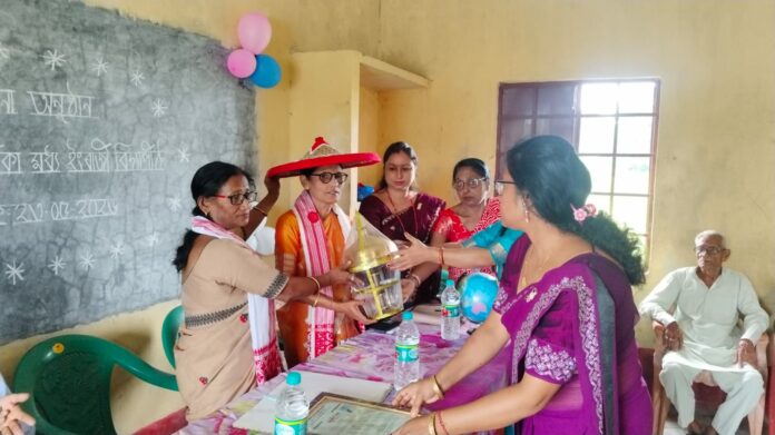 Orang Girls’ ME School Bids Farewell to Retired Teacher Bimala Deka