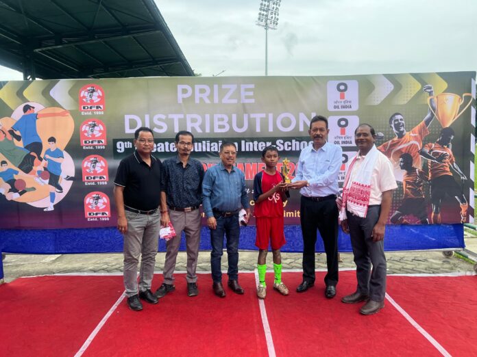Greater Duliajan Inter-School Football Tournament Begins at Nehru Maidan