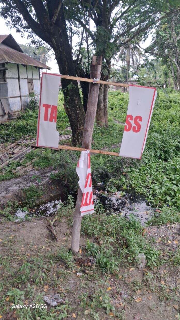 Tongla Press Club Alleges Vandalism After Signboard Removed and Construction Site Disturbed
