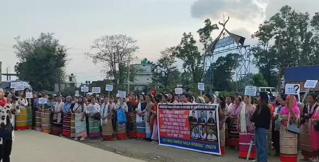 Protests Intensify in Manipur as Six Naga Civilians Remain Missing After Kangpokpi Abduction