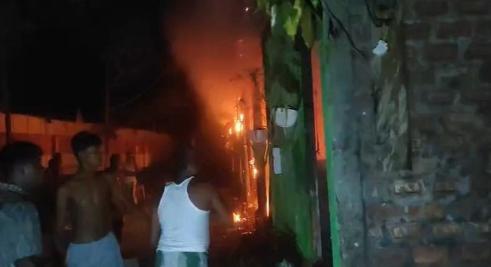 School Destroyed in Late-Night Fire in Nagaon, Property Worth Lakhs Lost