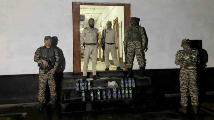 20 Litres of Illicit Country Liquor Seized During Special Drive in Manipur’s Bishnupur