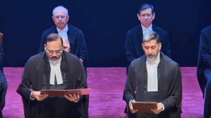 CJI Surya Kant Administers Oath to Five New Judges, Supreme Court Strength Rises to Record 37