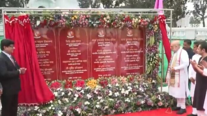 Amit Shah Lays Foundation Stone for Heritage Hotel Project at Pushpabanta Palace in Agartala