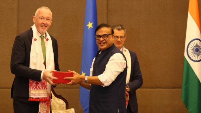 Himanta Biswa Sarma Hosts EU Delegation in Guwahati, Discusses Strengthening India-Europe Partnerships