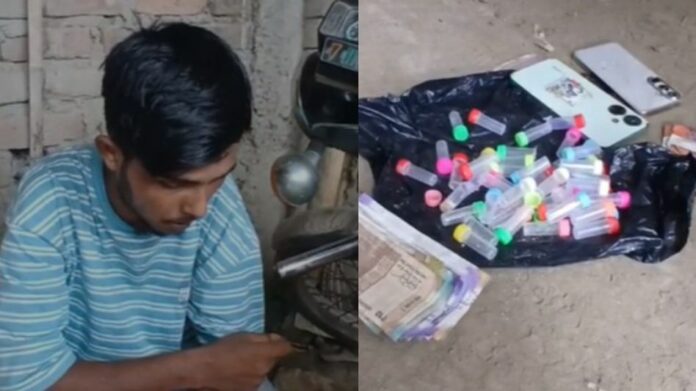 Suspected Drug Peddler Arrested in Morigaon, 45 Heroin-Filled Containers Seized