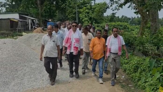 Boko-Chaygaon MLA Raju Mesh Launches Road Projects Worth Rs 6.19 Crore to Boost Rural Connectivity