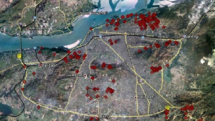 Human Activities Behind 95% of Guwahati’s Landslide-Prone Areas, Survey Finds