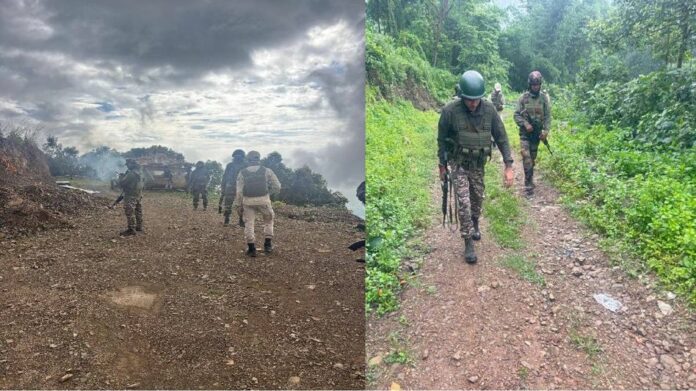 Security Forces Intensify Search Operations Across Sensitive Areas of Manipur
