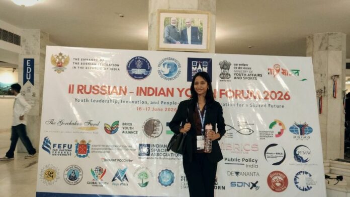 Tripura Teen Represents India at Russian-Indian Youth Forum 2026