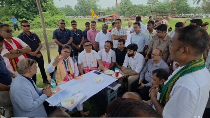 Piyush Hazarika Inspects Assam’s First Underground Irrigation Pilot Project in Boko
