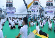 IWAI Celebrates International Yoga Day with Unique River-Based Sessions on Brahmaputra in Assam IWAI Celebrates International Yoga Day with Unique River-Based Sessions on Brahmaputra in Assam