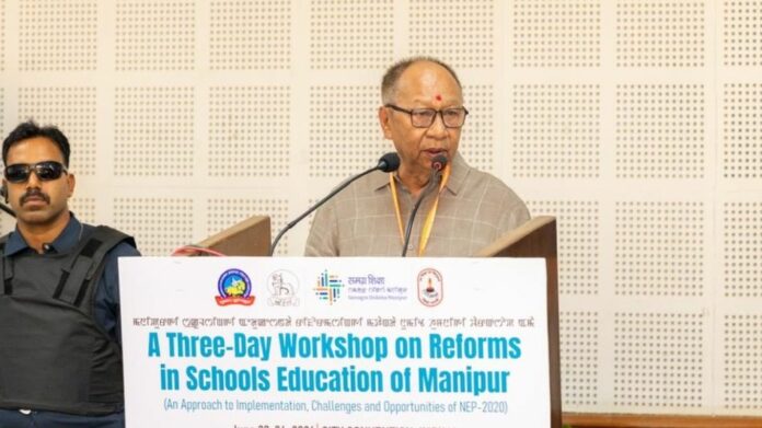 Manipur CM Inaugurates National Workshop on School Education Reforms