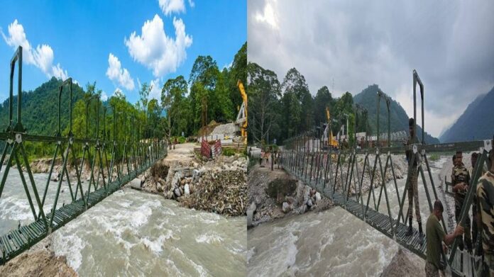 Army Restores Connectivity Between Siliguri and Mirik with Temporary Bridge