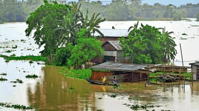 Assam Issues Flood Alert as Arunachal Rainfall Triggers Surge in River Discharge