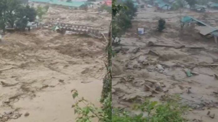 Over 15 Quarters Damaged as Flash Floods Hit NEEPCO Project Area in Arunachal’s Yazali