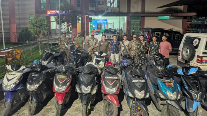 Itanagar Police Recover 14 Stolen Two-Wheelers, Apprehend Four Minors in Theft Case