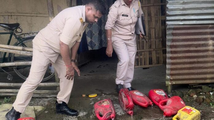 Excise Department Seizes Liquor, Registers Four Cases During Enforcement Drive on NH-315 in Assam’s Tinsukia