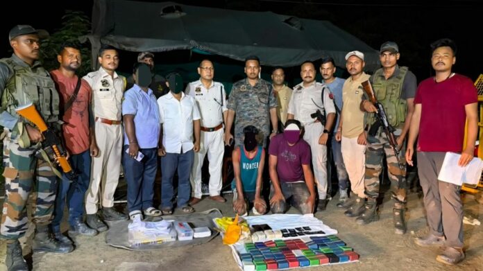 Drugs Worth Rs 5 Crore Seized in Cachar, Two Arrested in Joint Assam Rifles–Police Operation