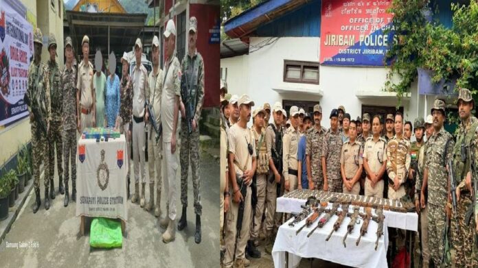 Manipur Security Forces Seize Suspected Brown Sugar, Recover Arms and Ammunition in Twin Operations