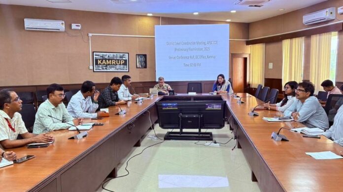 Kamrup Administration Reviews Preparations for APSC Preliminary Examination at District-Level Coordination Meeting