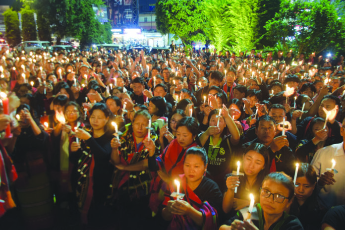 Nearly 1,000 Gather in Delhi Candlelight Vigil Seeking Justice for Six Naga Civilians Killed in Manipur