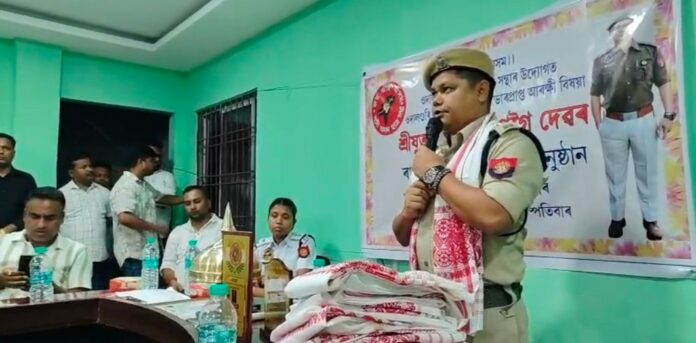 Udalguri Bids Farewell to Officer-in-Charge Manojjwal Gogoi with Public Felicitation