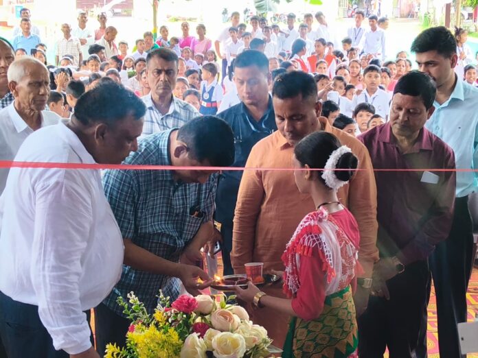 Upasana Kunj Stage Inaugurated at Udalguri’s Sankardev Shishu Vidya Niketan