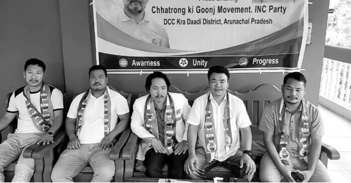 Arunachal Congress Launches ‘Chhatron Ki Goonj’ Campaign in Kra Daadi to Highlight Student Concerns