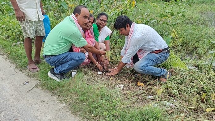 ‘Bishnu Jyoti Path’ Inaugurated in Monujuli Village; Locals Urge Early Blacktopping and Drainage Upgrade