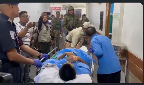 Three Injured in Kangpokpi Firing Incident Shifted to RIMS Imphal Amid Heightened Tension
