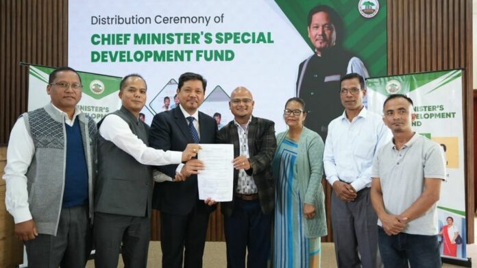 Meghalaya CM Disburses CMSDF Assistance to Entrepreneurs, Schools and Community Organisations