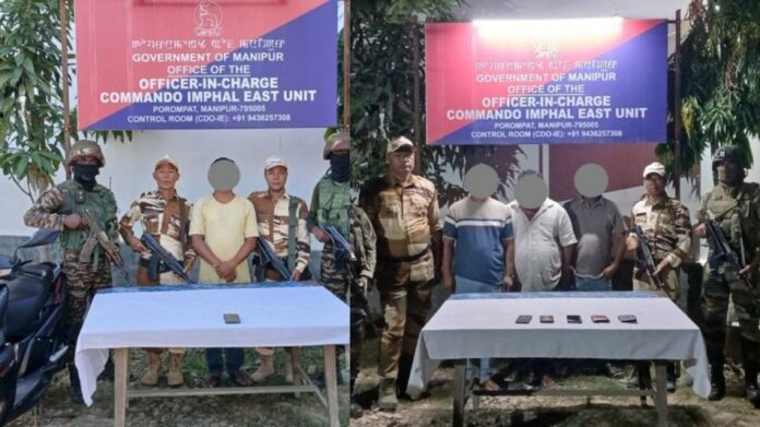 Manipur Police Arrest Four Suspected Militants, Recover Large Cache of Arms in Kangpokpi