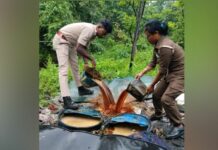 Excise Department Seizes Liquor, Destroys Illicit Brew in Margherita Raids Excise Department Seizes Liquor, Destroys Illicit Brew in Margherita Raids