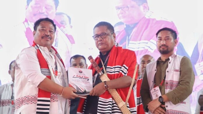 Ranoj Pegu Praises TMPK’s Role in Advancing Mising Community at Jonai Conference