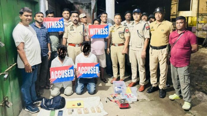 Cachar Police Seize 10,000 Suspected Yaba Tablets, Detain Two in Silchar
