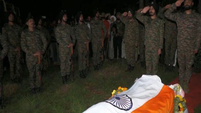 Havildar Mohd Iqbal Laid to Rest With Full Military Honours in Jammu and Kashmir