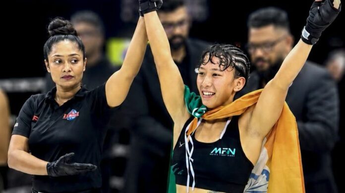 Arunachal’s Sonam Zomba wins KFL World Strawweight Championship in Sri Lanka