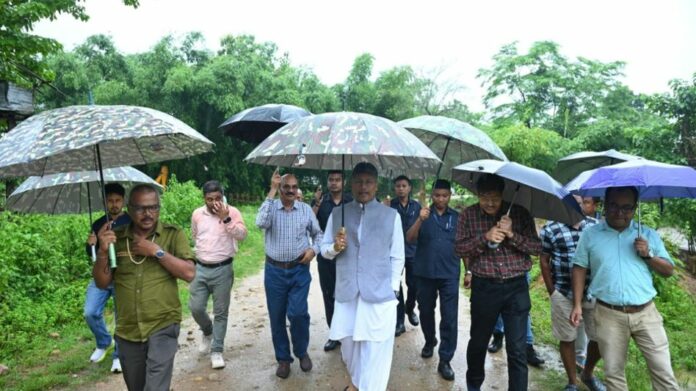 Assam Minister Pijush Hazarika reviews Falangani Lift Irrigation Scheme to boost irrigation support