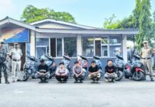 Arunachal Police Bust Two-Wheeler Theft Racket, Recover Seven Stolen Scooties Arunachal Police Bust Two-Wheeler Theft Racket, Recover Seven Stolen Scooties