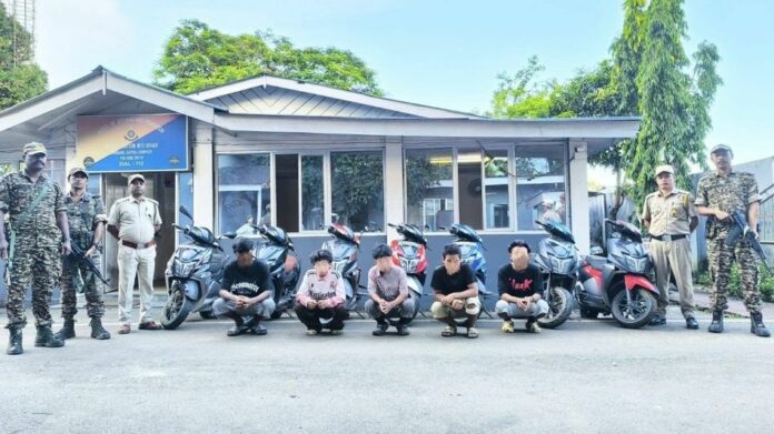 Arunachal Police Bust Two-Wheeler Theft Racket, Recover Seven Stolen Scooties